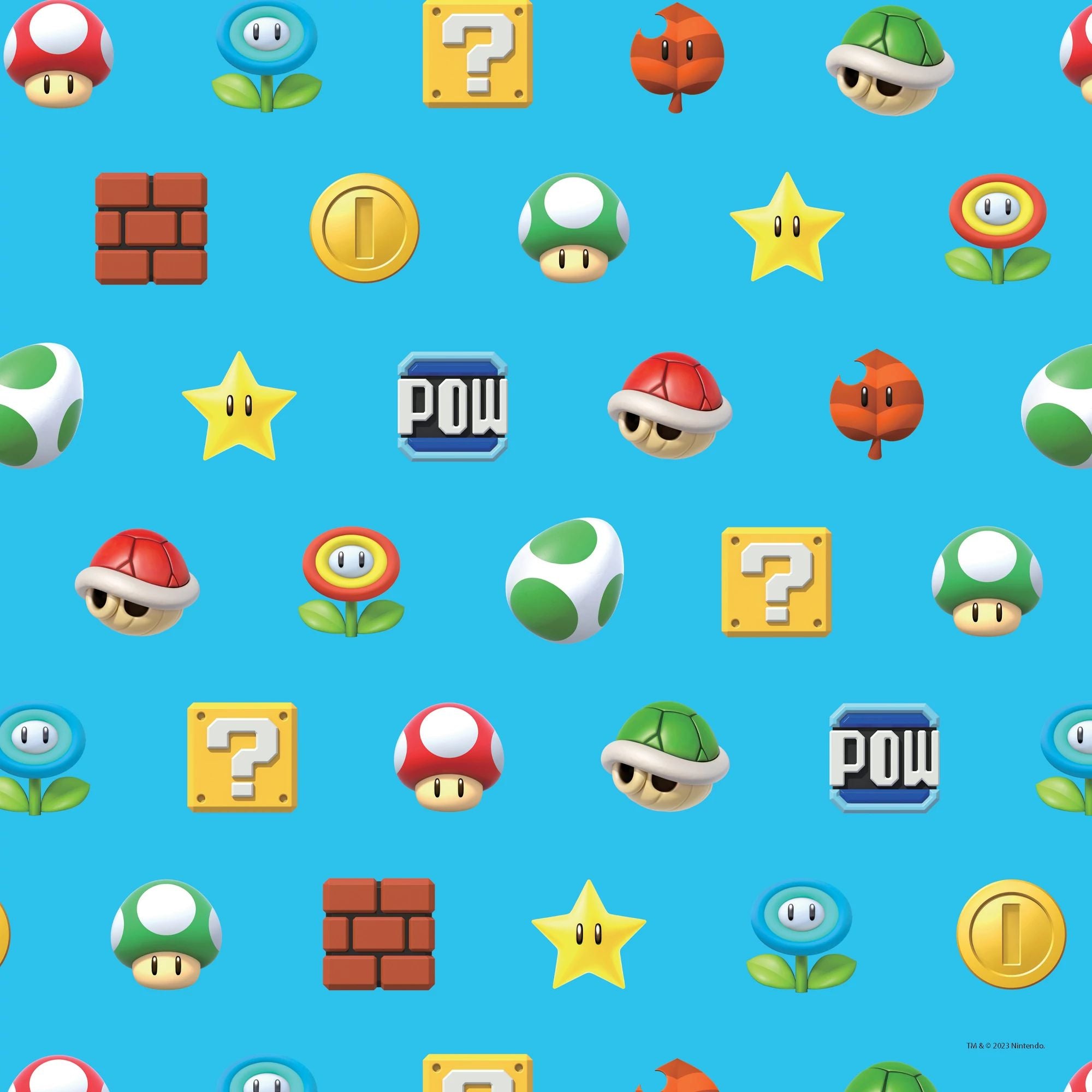 Super Mario Brothers™ Printed Gift Wrap
