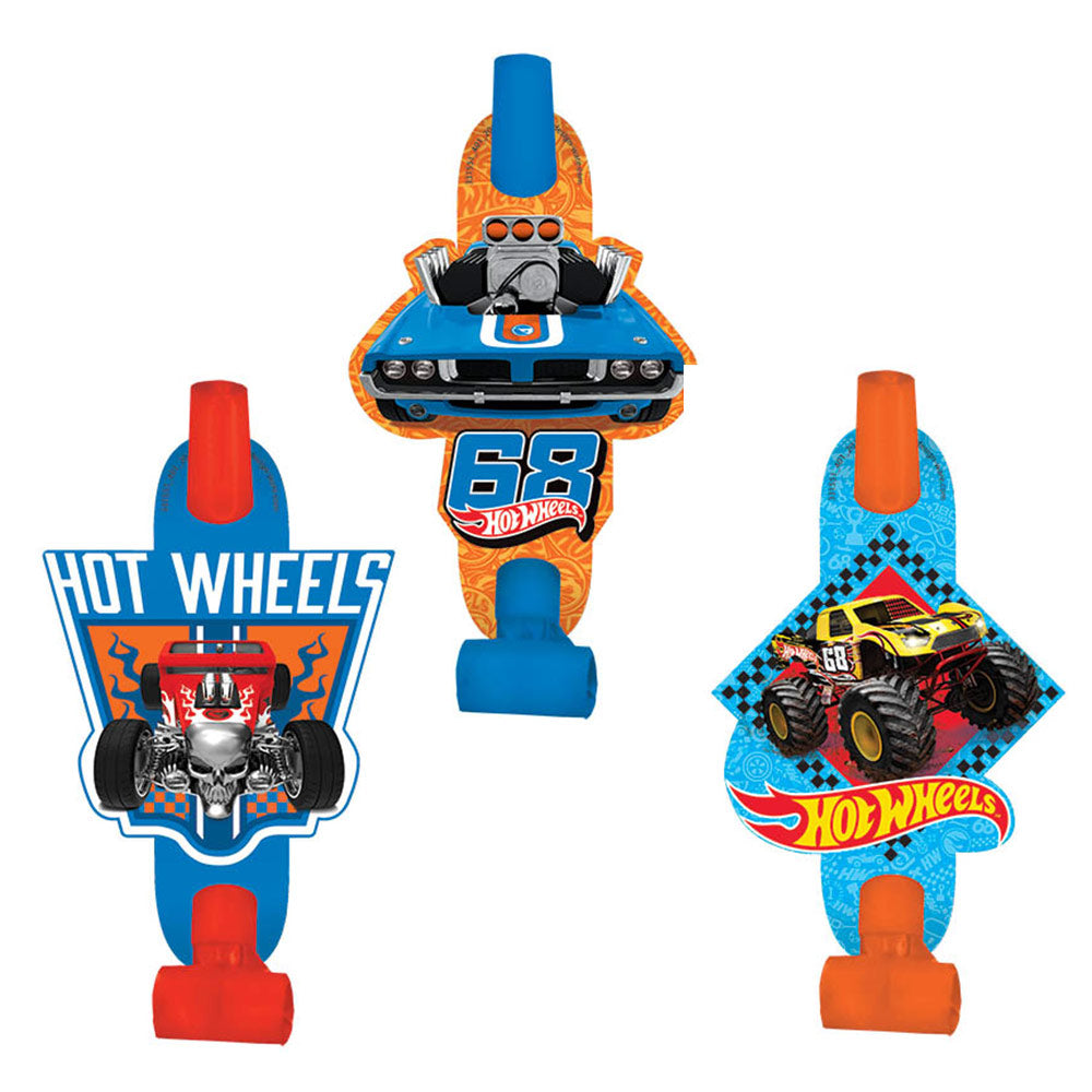 Hot Wheels Birthday Blowouts, 8 Count
