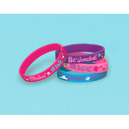 Shimmer and Shine Rubber Bracelets / Favors (6pc)