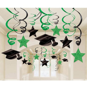 Graduation Swirl Decorations