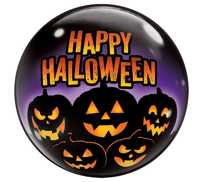 22" PKG HALLOWEEN NIGHT BUBBLE BALLOON