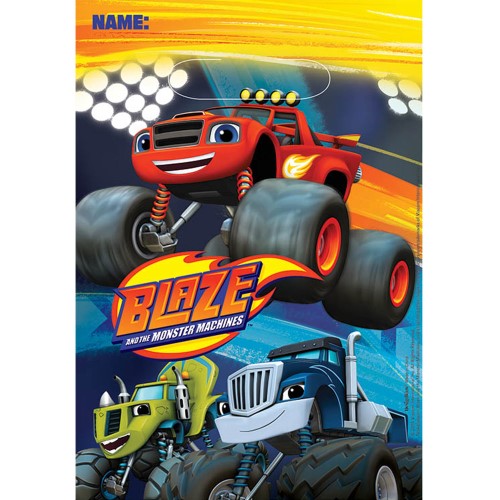 Blaze and the Monster Machines Treat Bags 9.25 X 6.5 in 8ct
