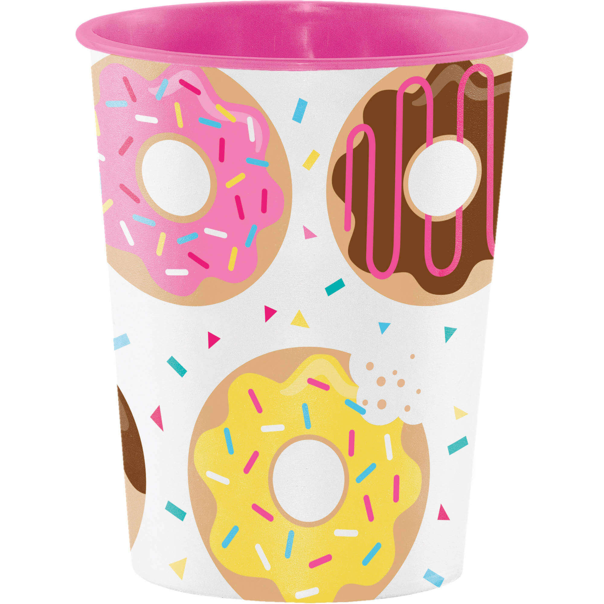 Donut Time Plastic Favor Cup
