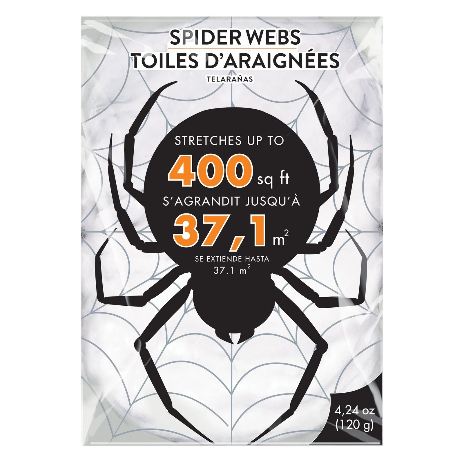 Super Giant White Polyester Spider Webs