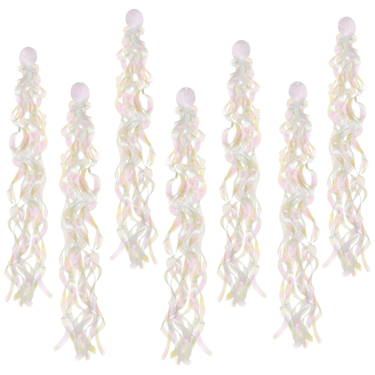 Luminous Iridescent Swirls Hanging Decorations