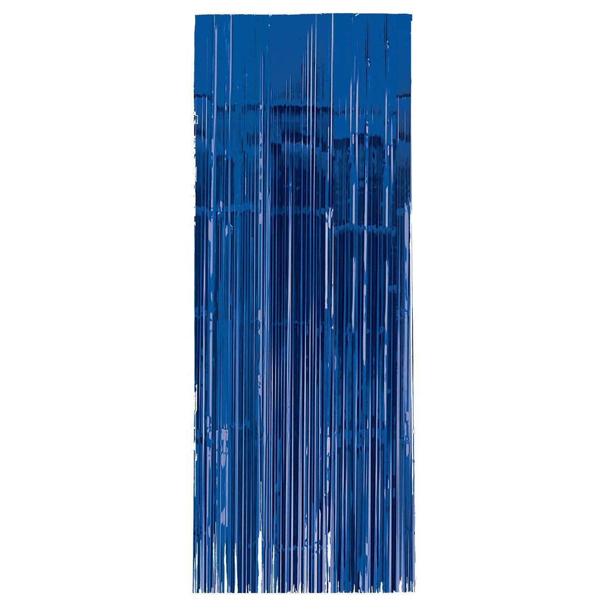 Bright Royal Blue Metallic Curtain