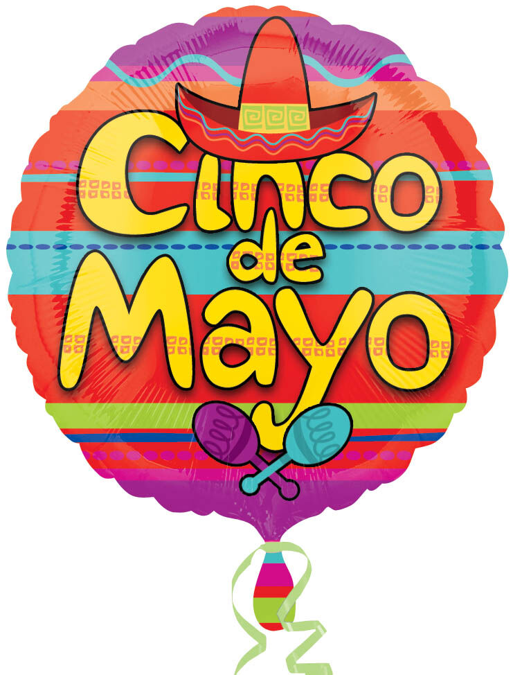18" Cinco De Mayo Celebration Balloon
