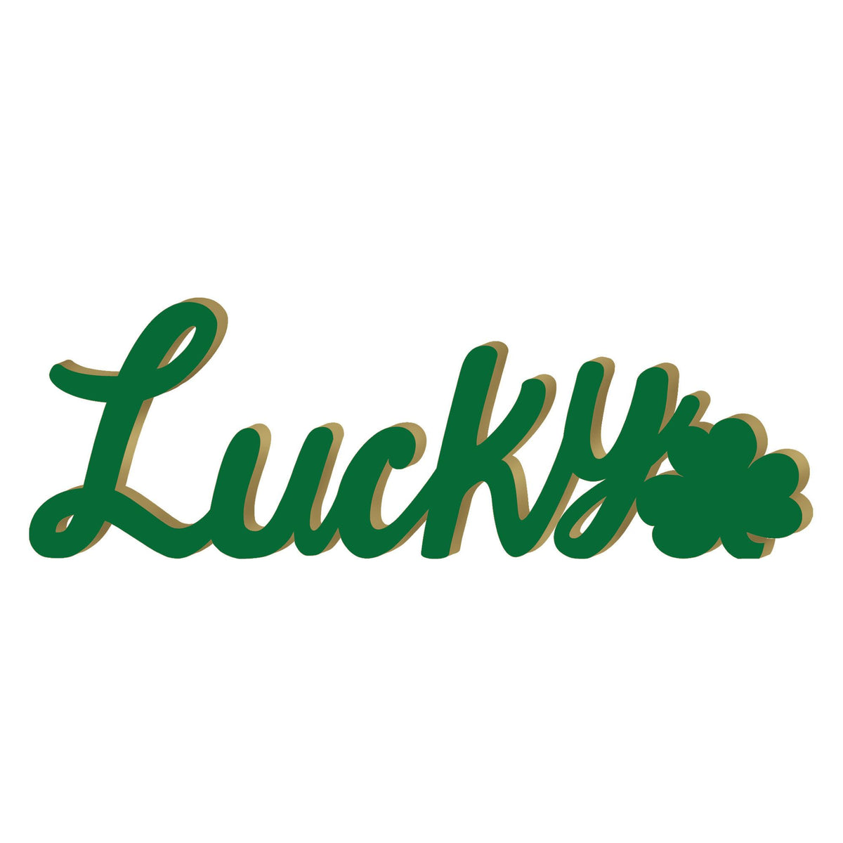 Lucky Script Sign