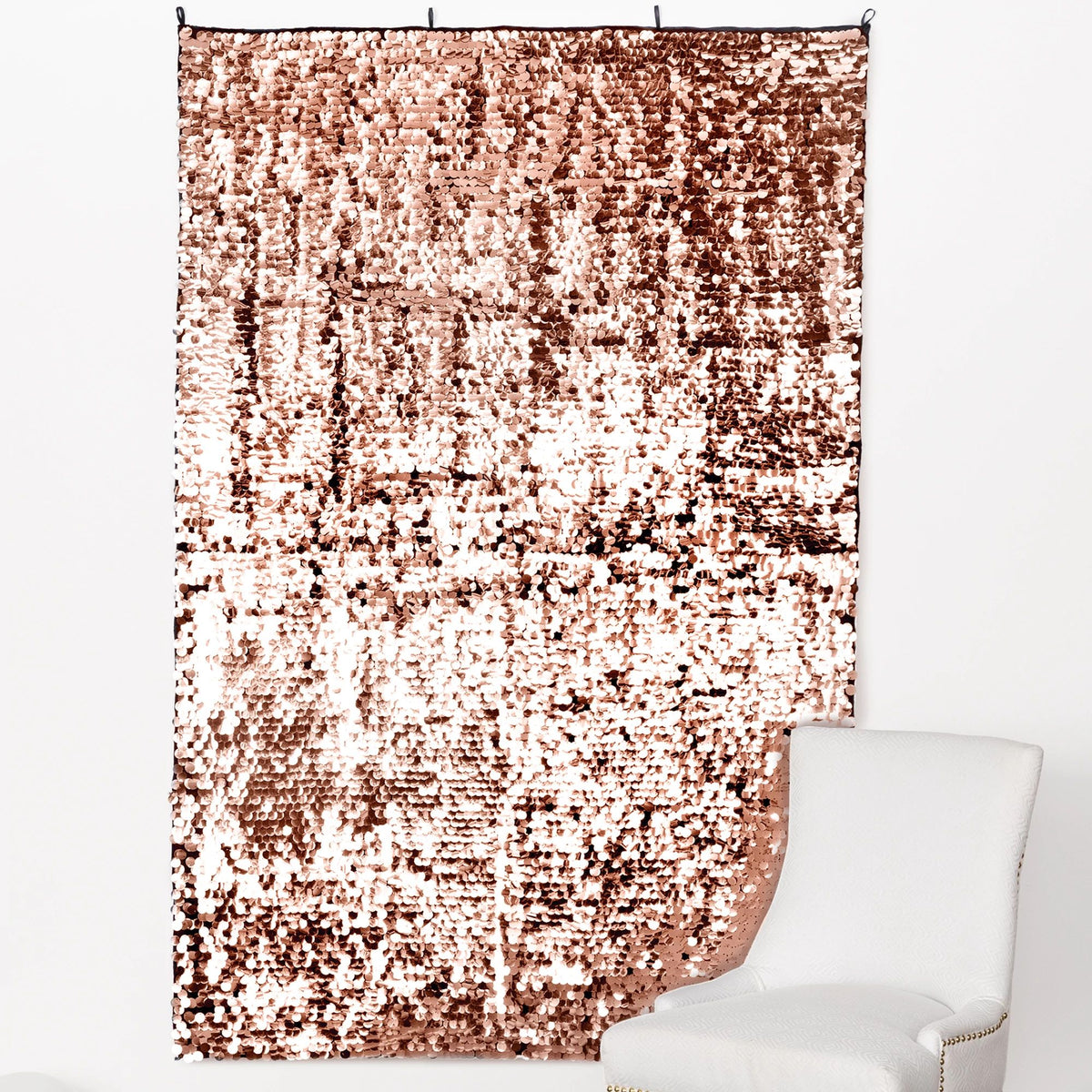 Sequin Backdrop - Rose Gold