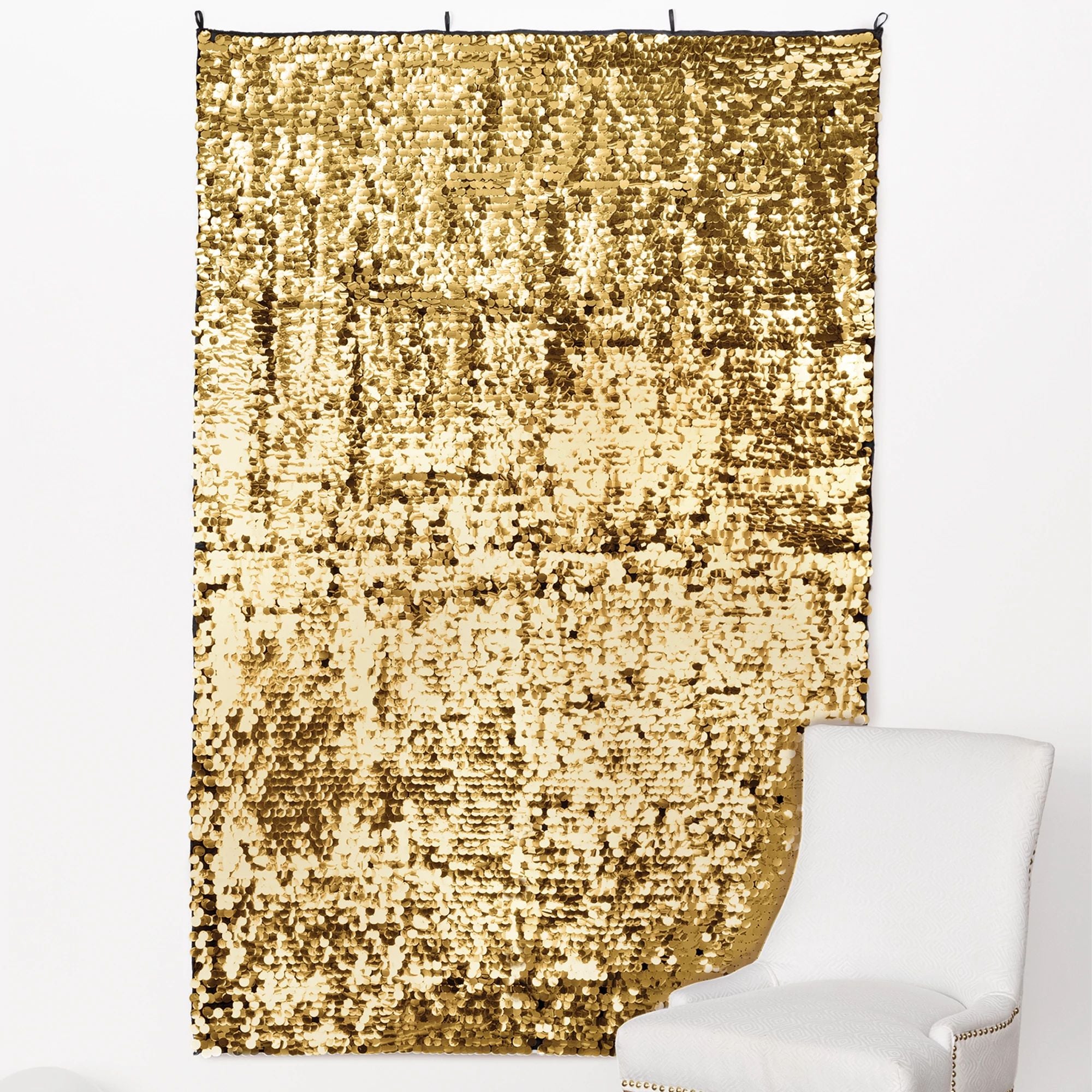 Sequin Backdrop - Gold