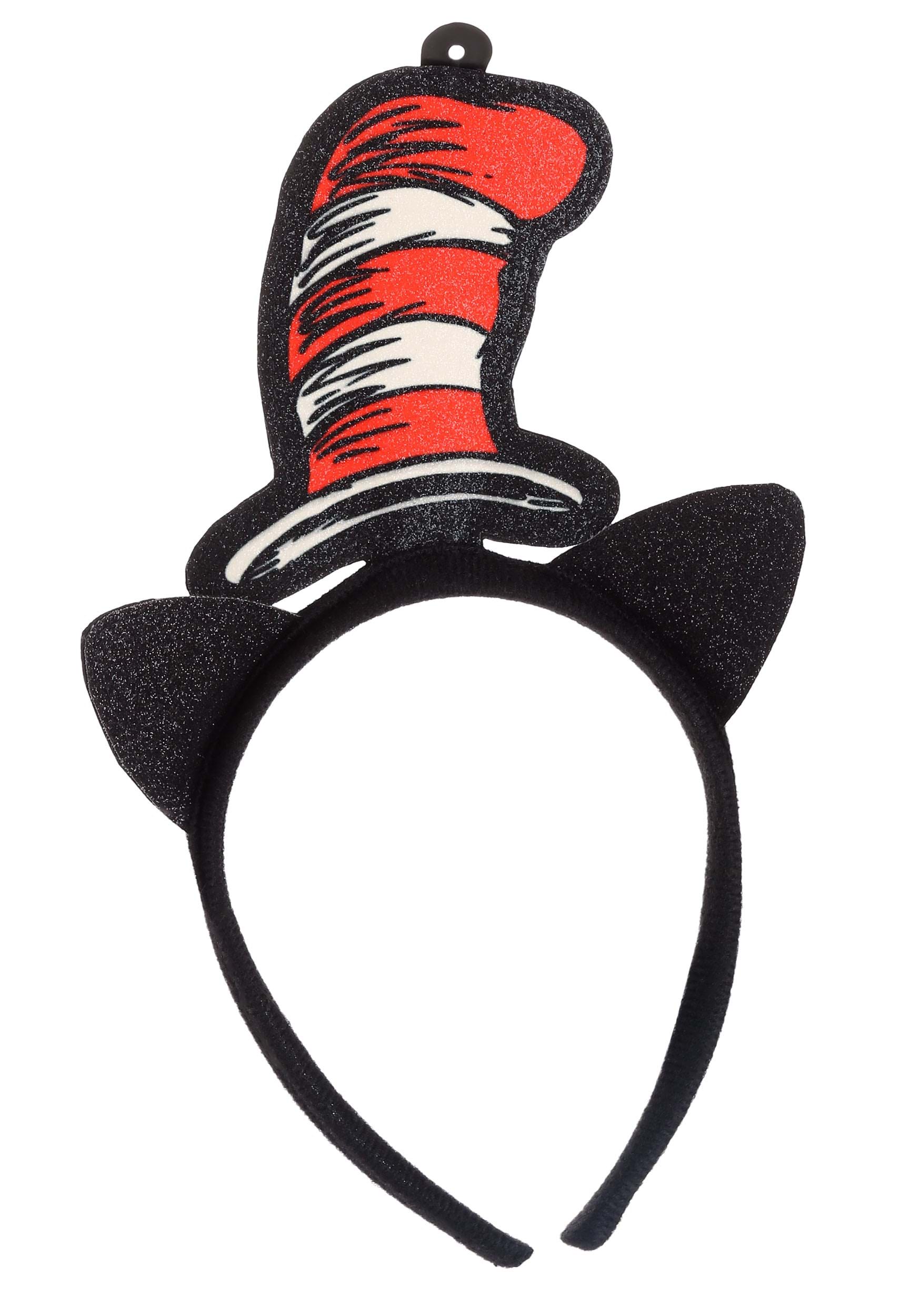 Dr. Seuss Cat in the Hat Glitter Headband