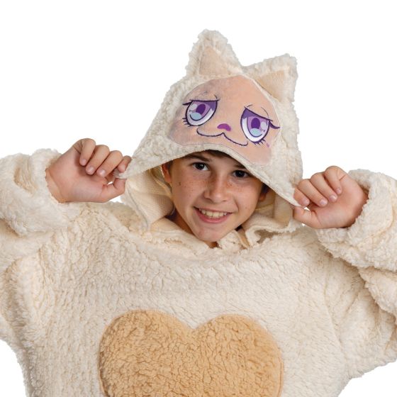 Mumu Monster Ivory Deluxe Hooded Jumpsuit - Child