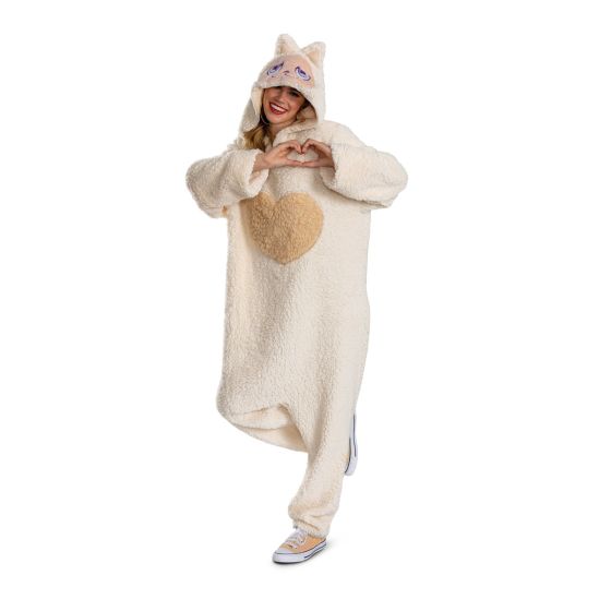 Mumu Monster Ivory Deluxe Hooded Jumpsuit - Adult