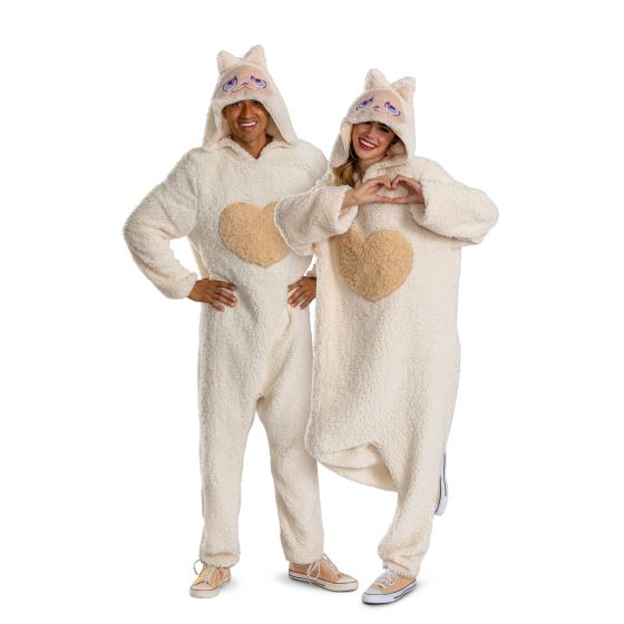 Mumu Monster Ivory Deluxe Hooded Jumpsuit - Adult