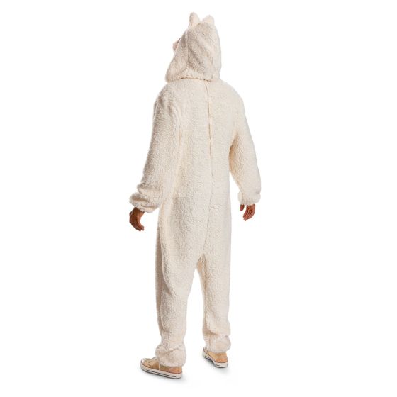 Mumu Monster Ivory Deluxe Hooded Jumpsuit - Adult