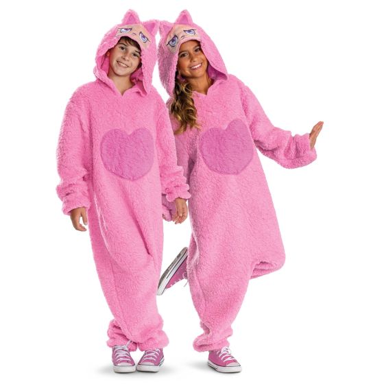 Mumu Monster Pink Deluxe Hooded Jumpsuit - Child