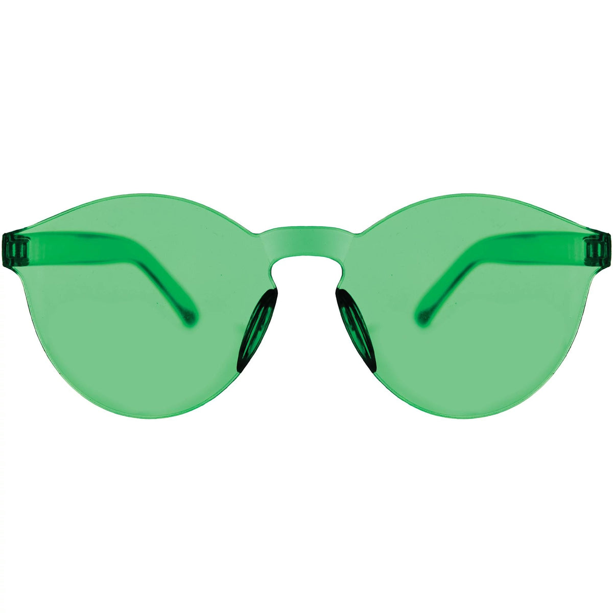 Frameless Colored Glasses - Green