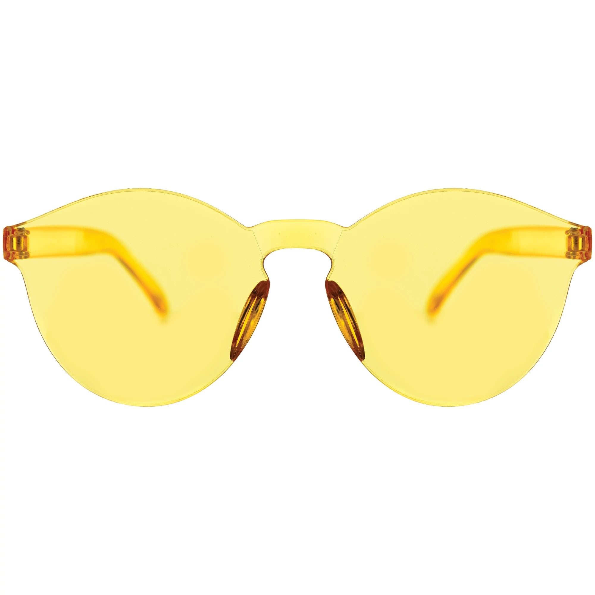 Frameless Colored Glasses - Yellow