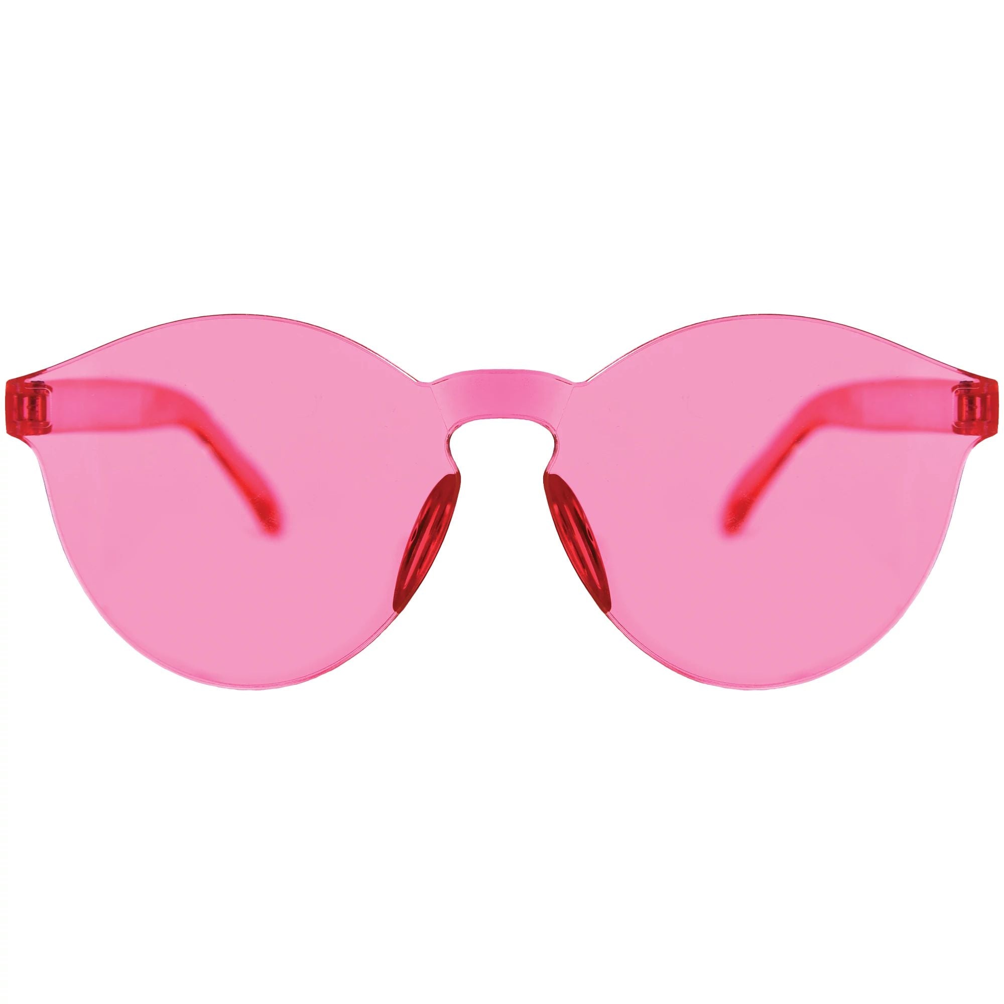 Frameless Colored Glasses - Pink