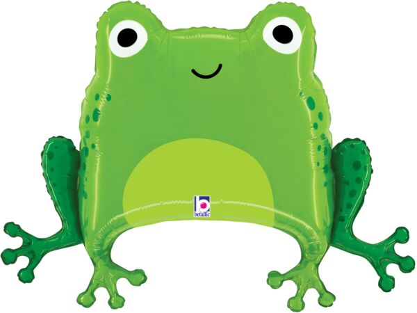 490 28" Green Frog Foil Balloon