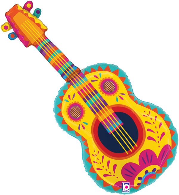 35" Festive Guitar Balloon