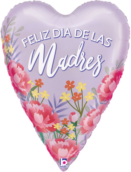 L002 26" Corazón de Satén para el Día de la Madre Balloon