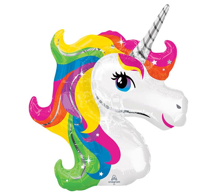 14"INFLATED UNICORN MINI SHAPE