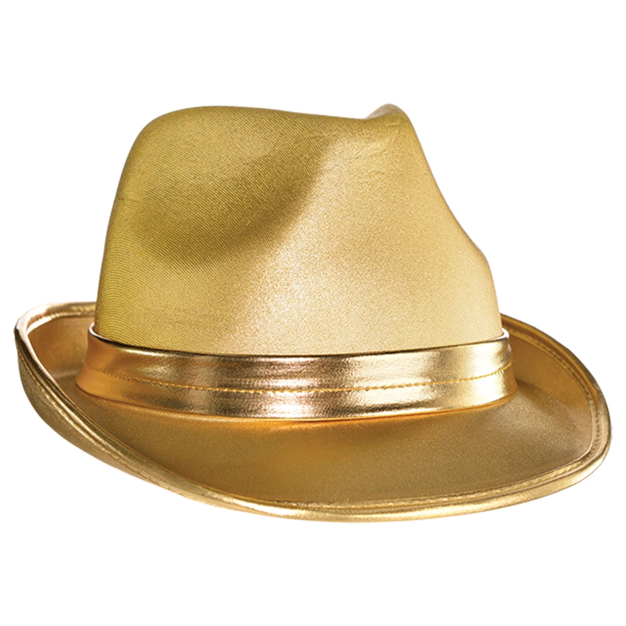 Gold Velour Fedora