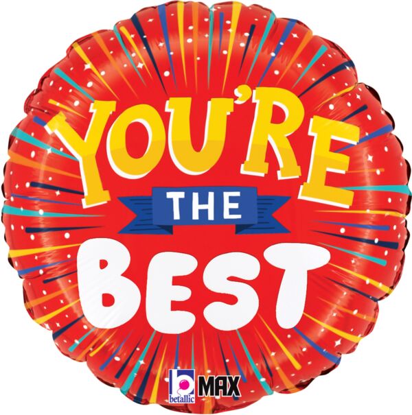 A001 18" You're the Best Foil Balloon
