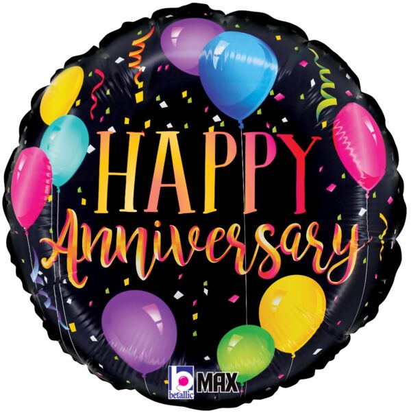 928 18" Anniversary Party Foil Balloon