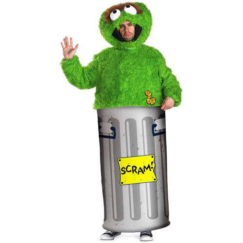 Disguise Oscar the Grouch Men\ S Halloween Fancy-Dress Costume for Adult