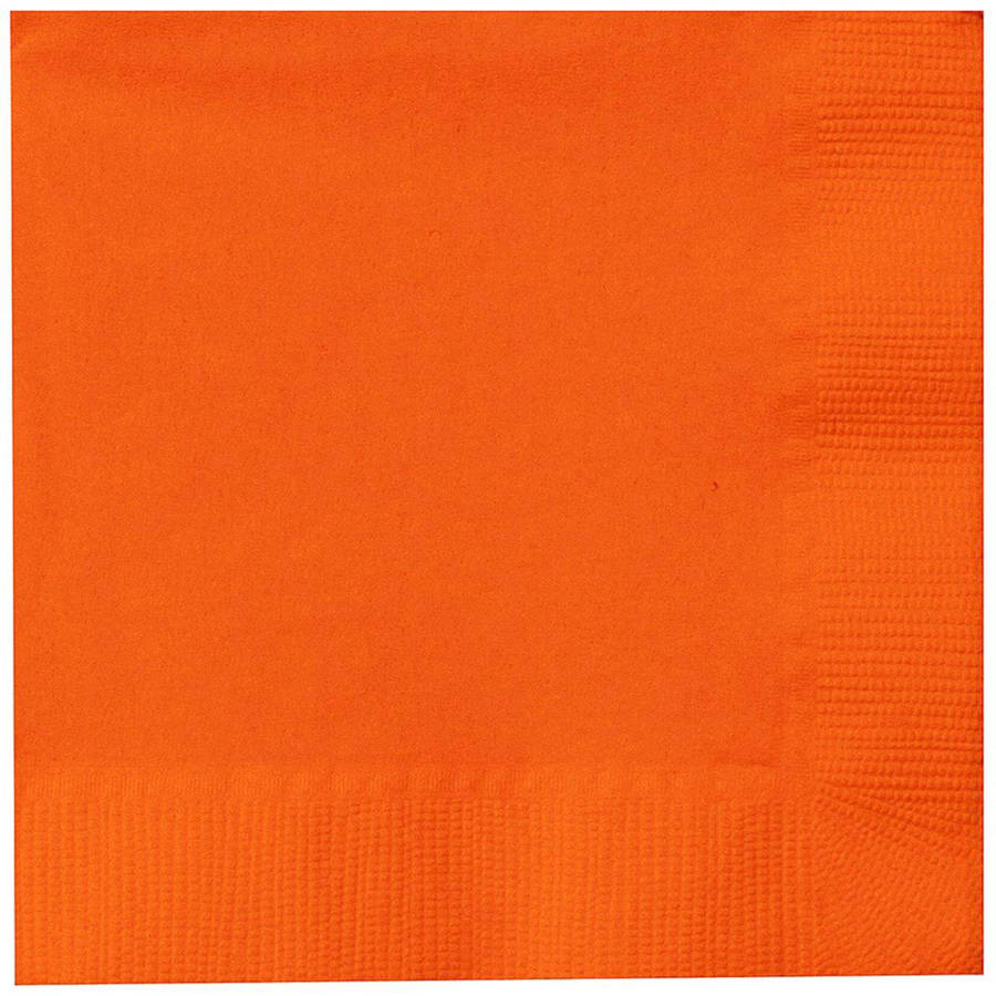 Beverage Napkins, Orange