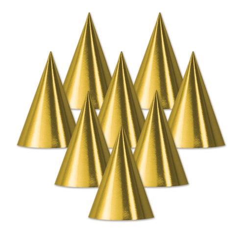 Gold cone hat