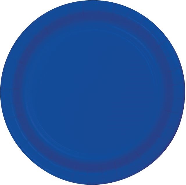 Cobalt Lunch Plate 7in" 24 Ct