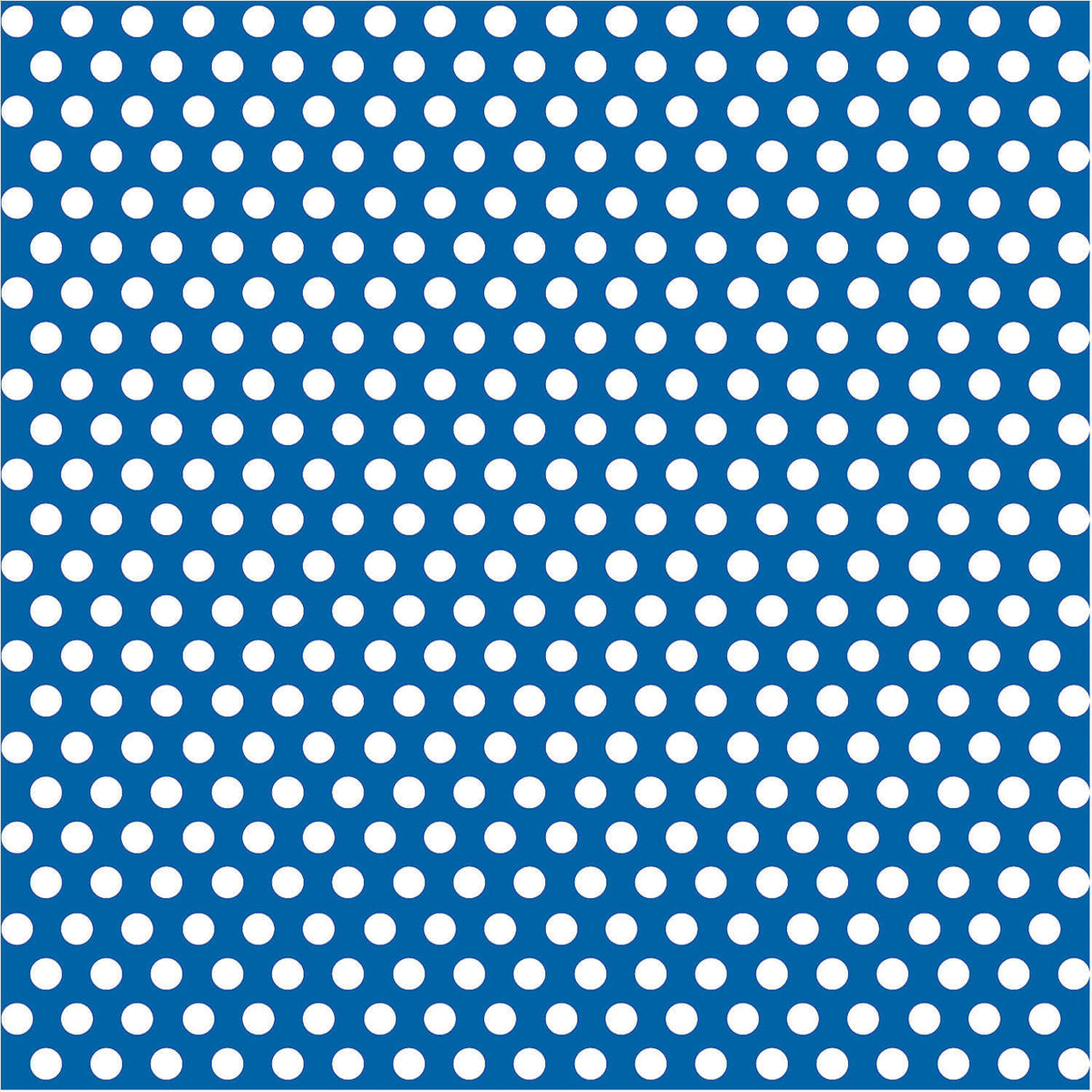 Royal Blue Dots Gift Wrap 