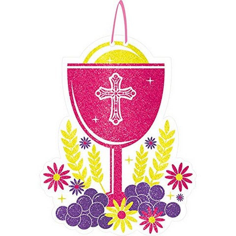 Glitter Chalice Communion Sign