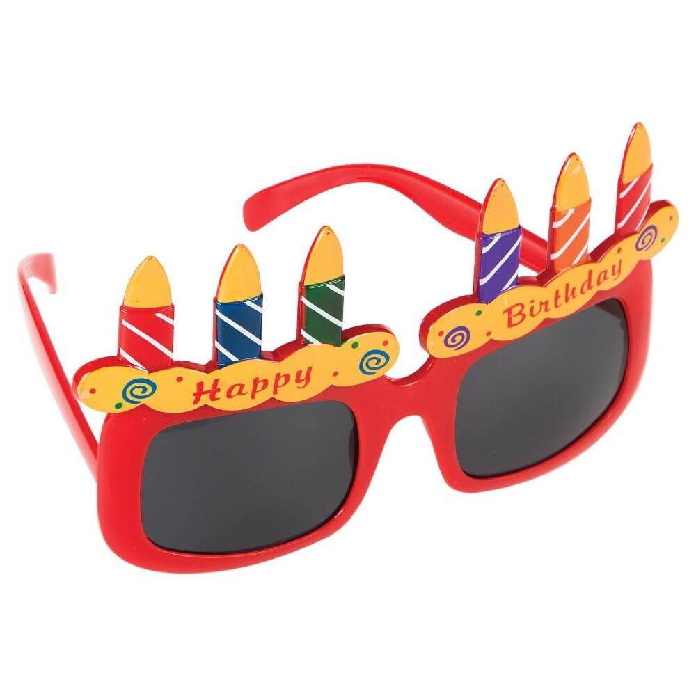 Birthday Cake Glasses