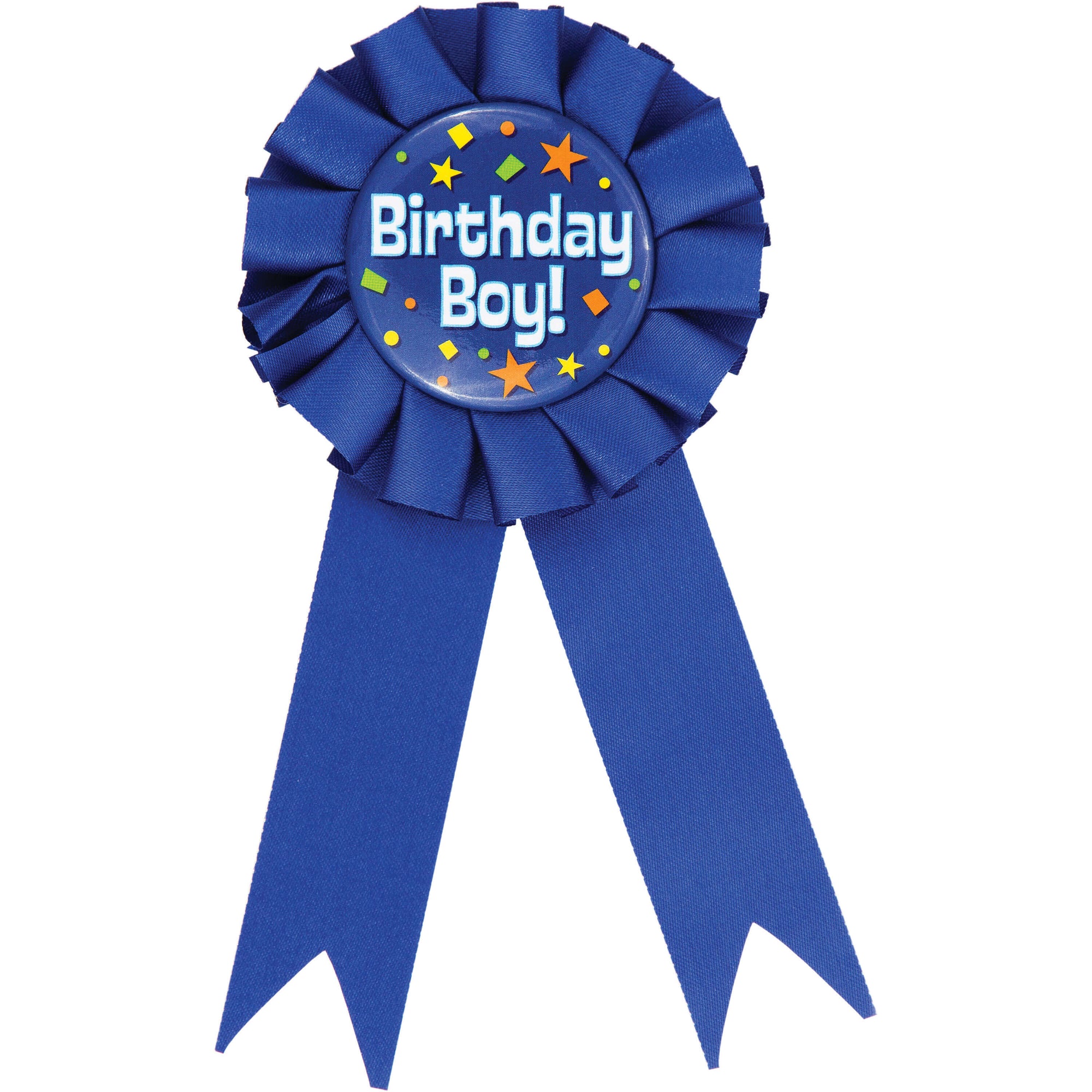 Blue Award Ribbon Birthday Boy