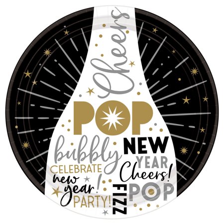Celebrate the New Year 7" Plates 8ct