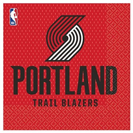 Portland Trail Blazers Lunch Napkins 16ct