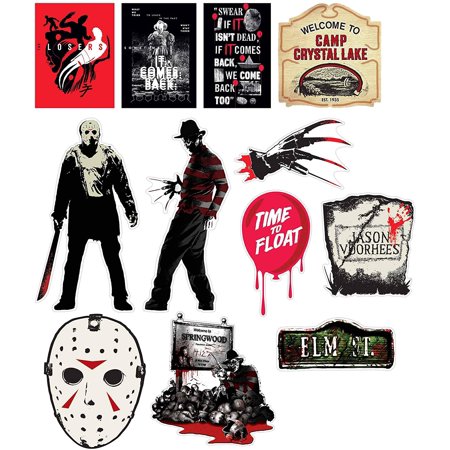 Horror Movie Paper Cutout Decorations