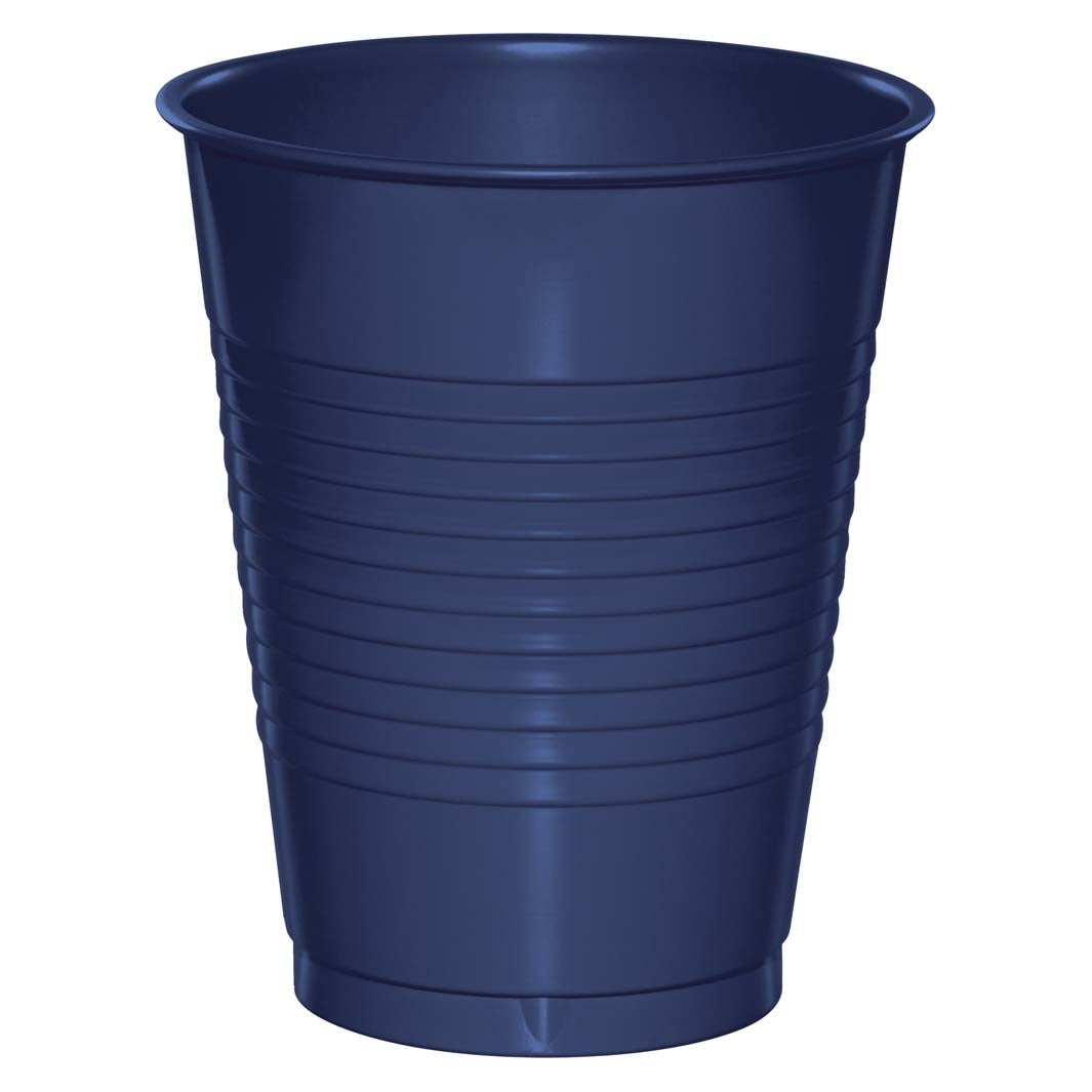 Premium Plastic Cups 16 oz. - Navy