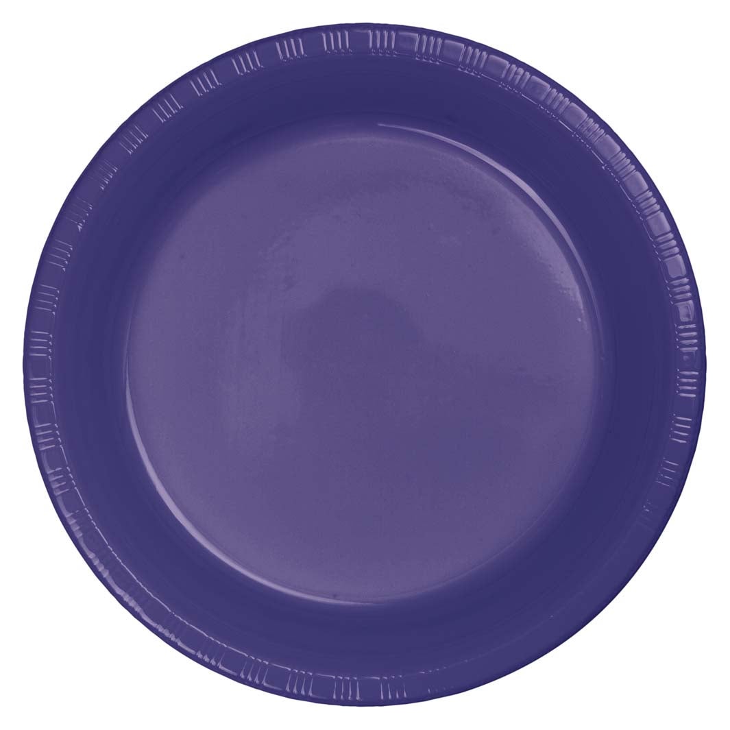 Premium Plastic 7" Luncheon Plates - Purple