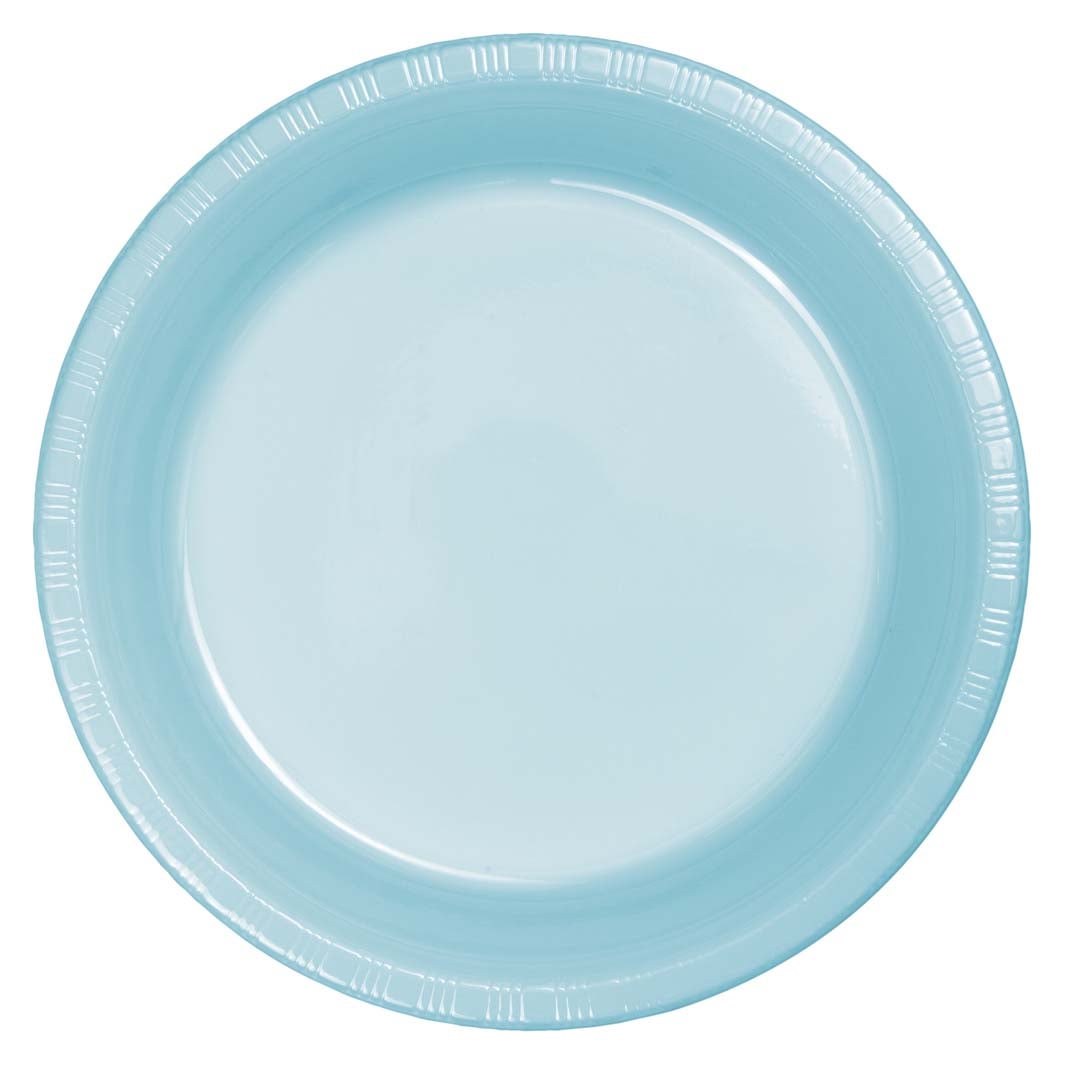 Premium Plastic Pastel Blue Luncheon Plates