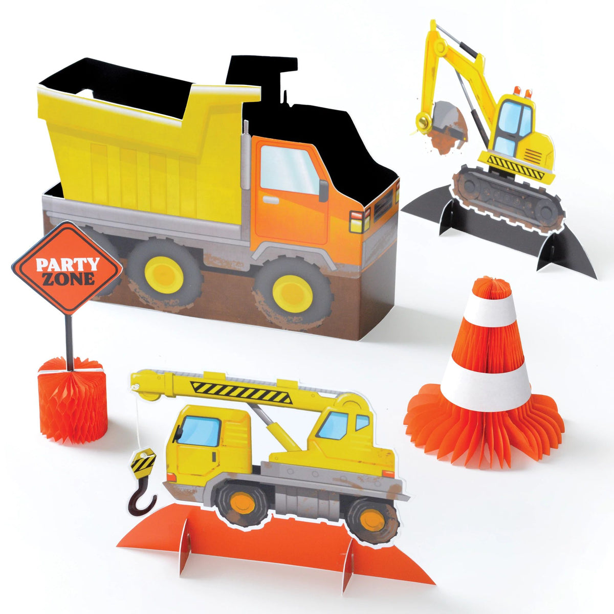 Construction Party Centerpiece Kit