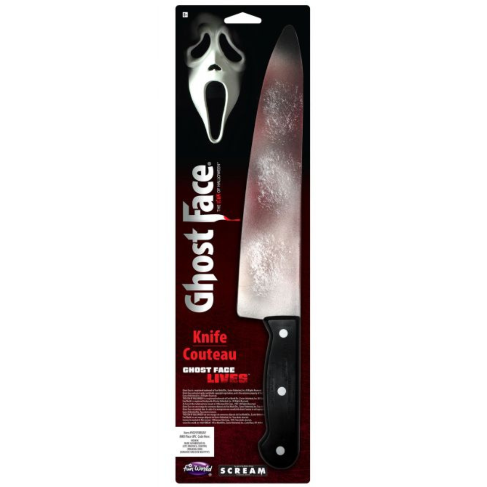 Ghost Face 15" Bloody Butcher Knife