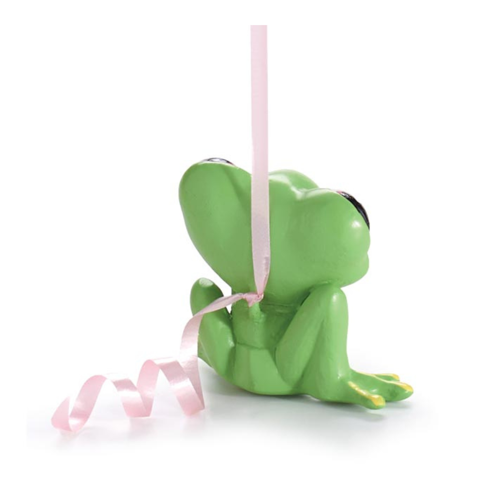 ASTD 3 GREEN FROG FIGURINE
