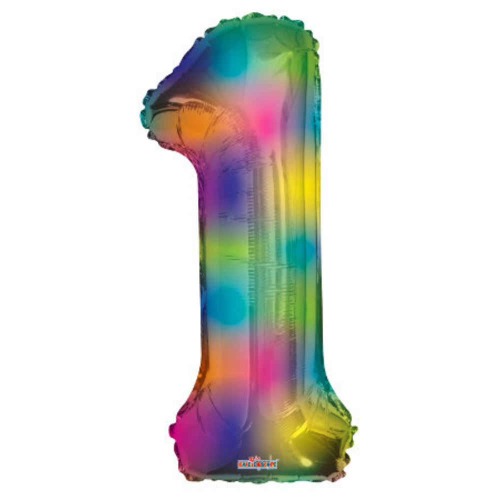 34" PKG NUMBER'S MULTICOLOR SHAPE