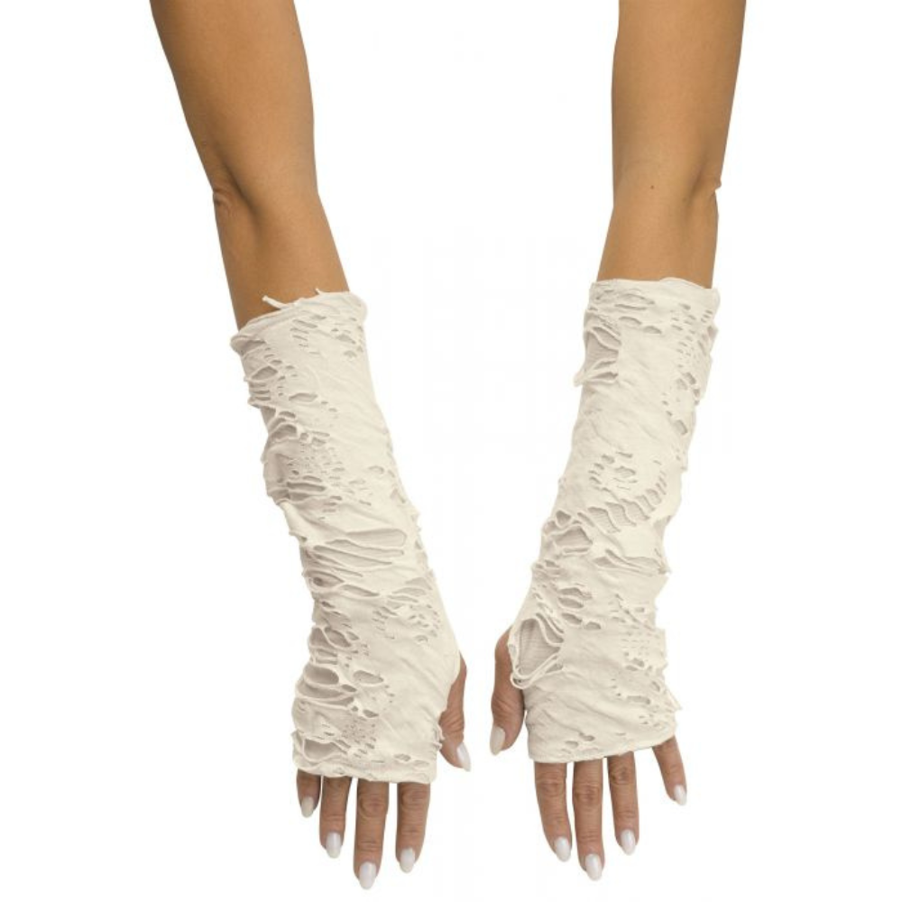 Tatter Long Fingerless Sleevelets - Adult