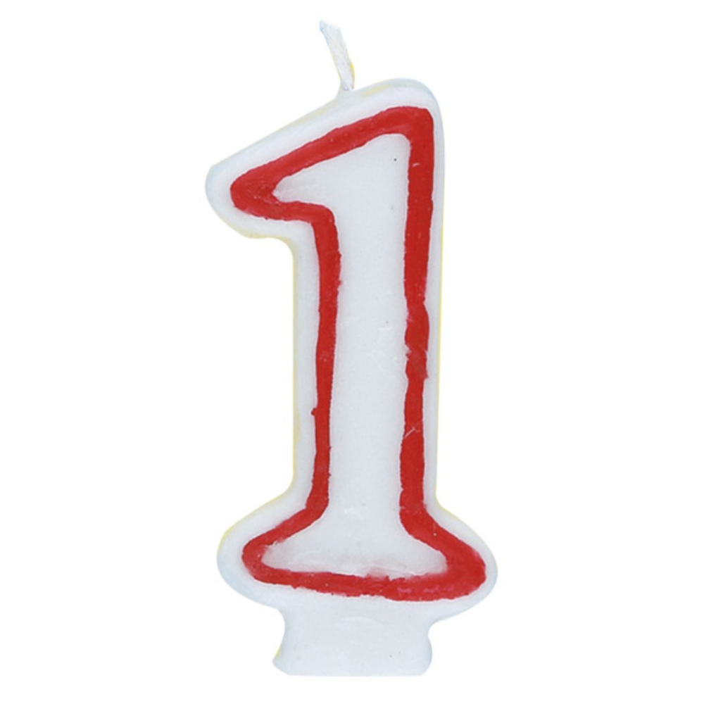 Numbers Deluxe Birthday Candle
